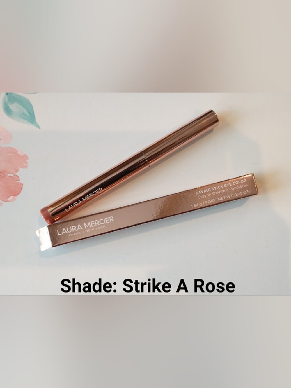Laura Mercier Caviar Stick Eye Color In Strike A Rose (Mauve Shimmer)